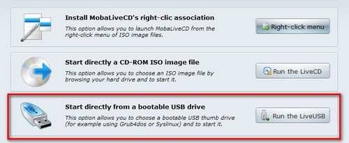 Ilustrație pentru articolul intitulat Actualizări MobaLiveCD și adaugă suport USB Drive
